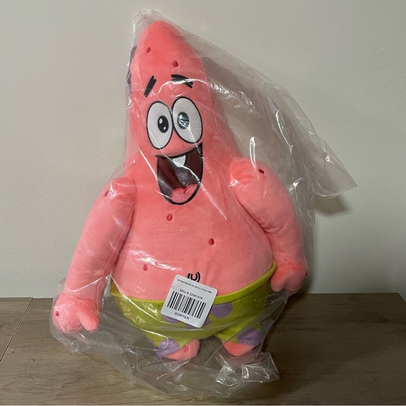 SpongeBob SquarePants Patrick Star Plush Backpack 19” Hot Topic - Picture 5 of 7